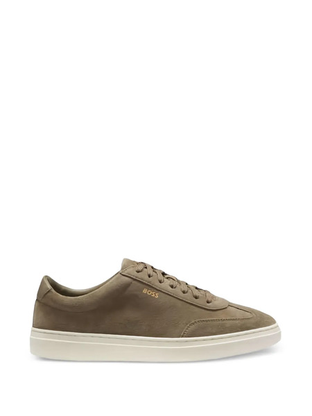  Boss Kieran Tenn Round-toe Sneakers - Brown 