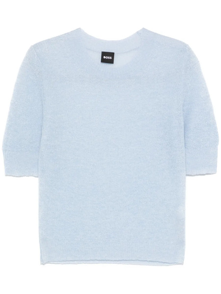  Boss Knitted T-shirt - Blue 