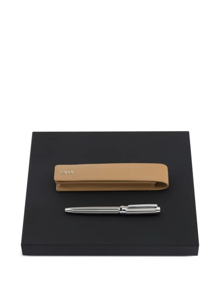  Boss Leather-case Pen Set - Neutrals 