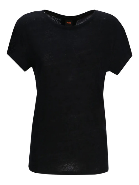 Boss Linen T-shirt - Black 