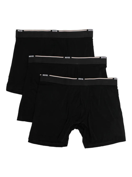  Boss Logo Boxers (set Of Three) - Black 