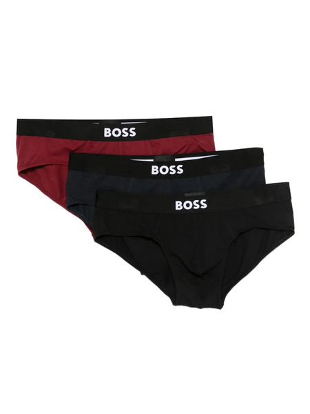  Boss Logo Boxers (set Of Three) - Black 