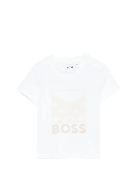  Boss Logo-detail T-shirt - White 