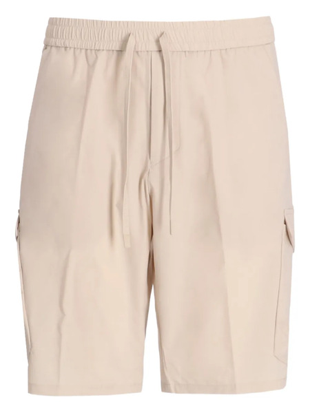  Boss Logo-patch Shorts - Neutrals 