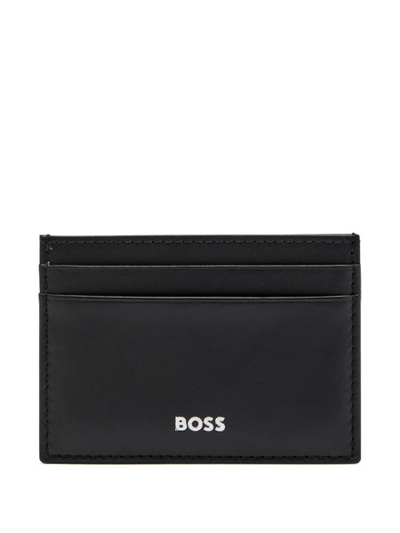  Boss Logo-print Card Holder - Black 