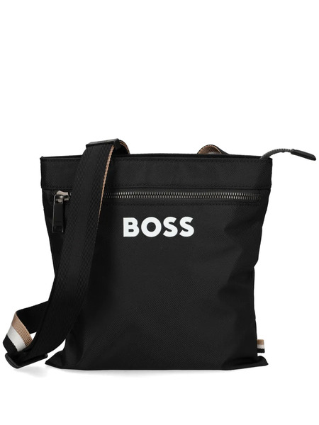  Boss Logo-print Messenger Bag - Black 