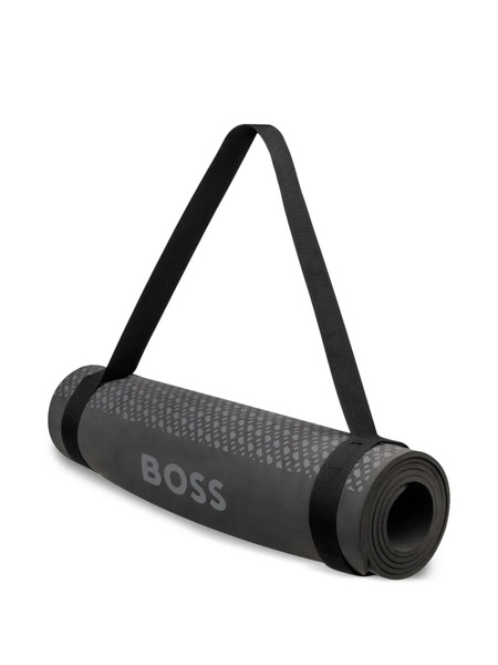  Boss Logo-print Yoga Mat - Grey 