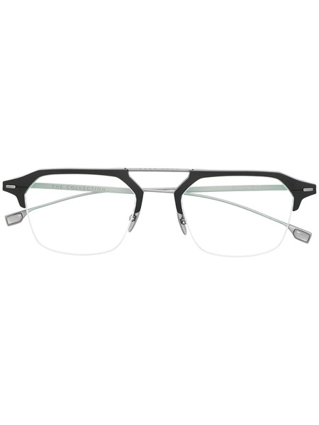  Boss Logo Square Glasses - Black 