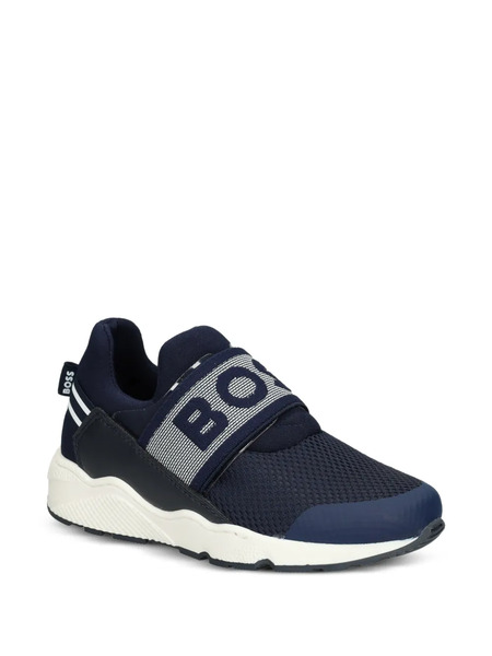  Boss Logo-strap Sneakers - Blue 