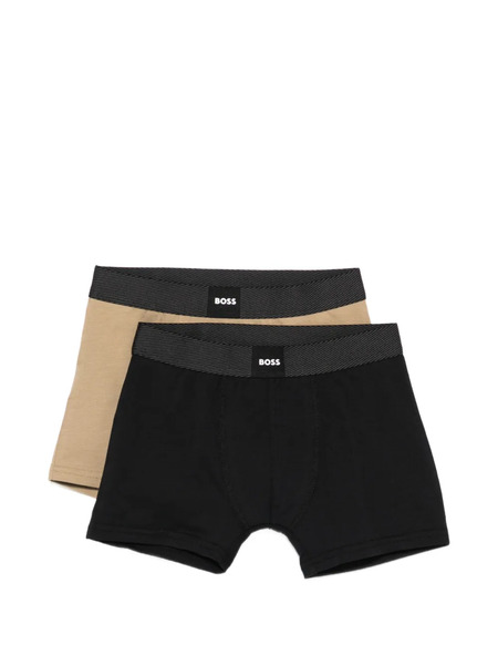  Boss Logo Waistband Boxers (pack Of Two) - Neutrals 