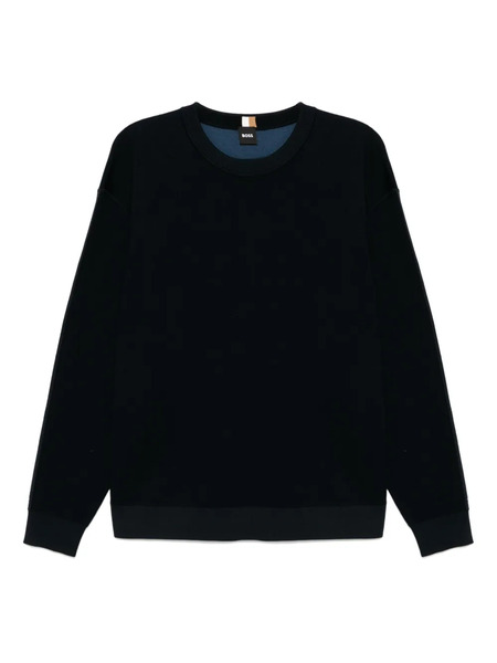  Boss Long Sleeved Crewneck Jumper - Blue 