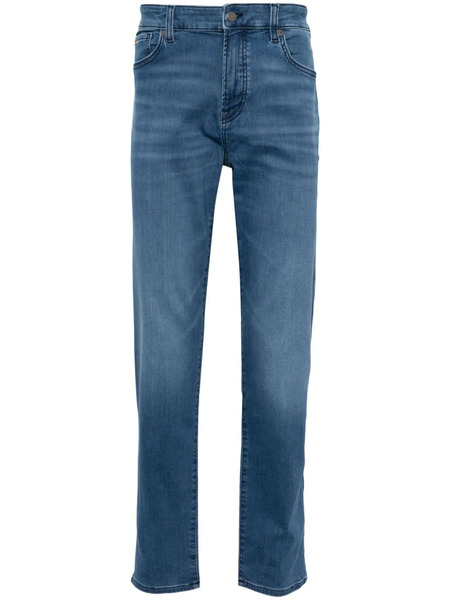  Boss Low-rise Tapered-leg Jeans - Blue 