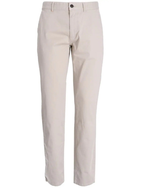  Boss Mid-rise Stretch-cotton Chinos - Neutrals 
