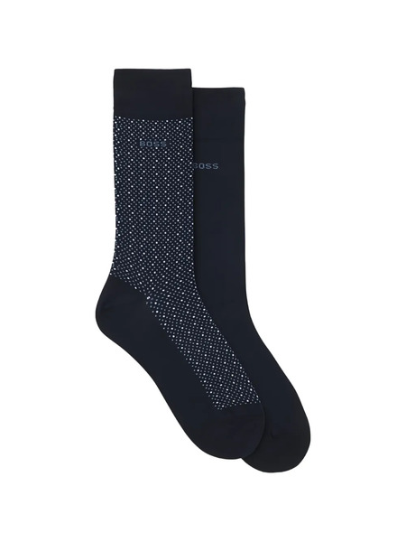  Boss Mini Cube Socks (pack Of Two) - Blue 
