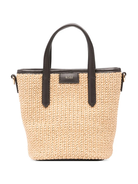  Boss Mini Jala Woven Bucket Bag - Neutrals 