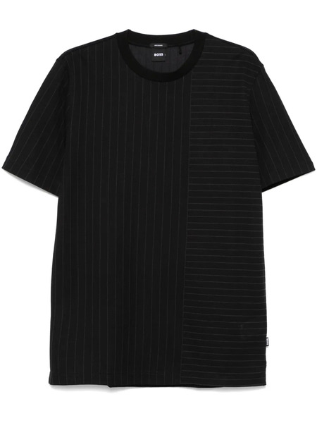  Boss Mixed-stripes T-shirt - Black 