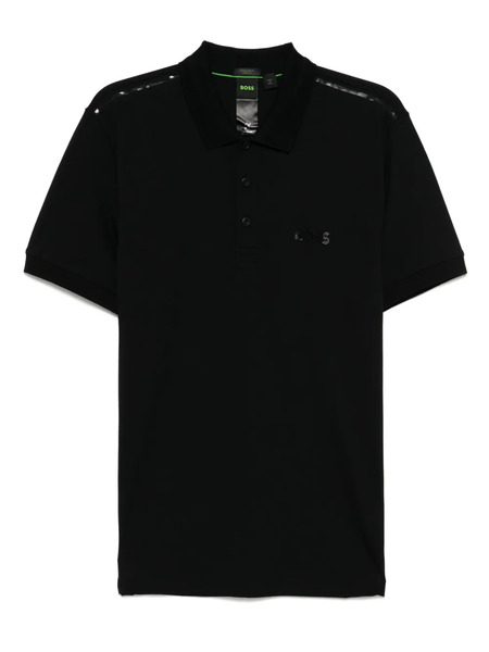  Boss Paddy Mirror Polo Shirt - Black 