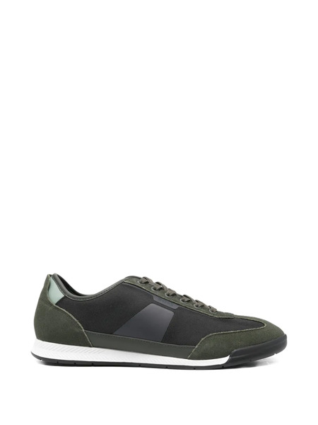  Boss Panelled Sneakers - Black 
