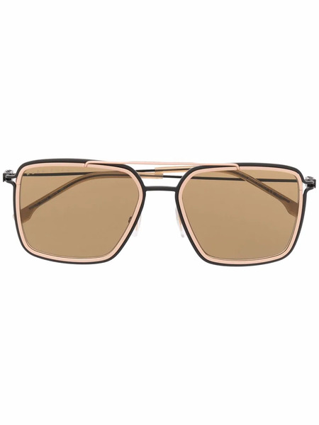  Boss Pilot-frame Sunglasses - Brown 