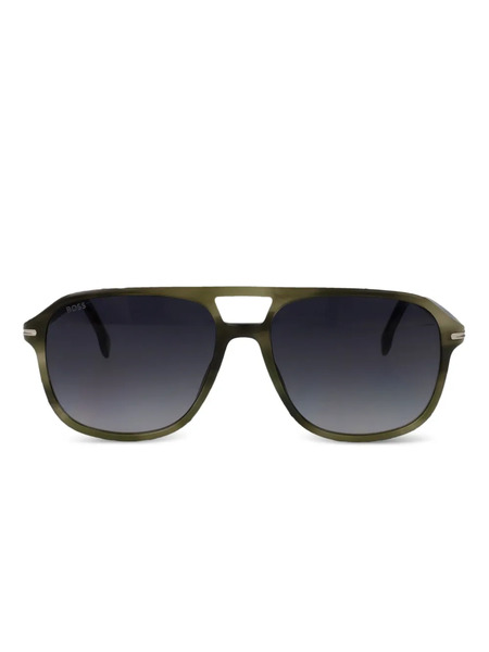  Boss Pilot-frame Sunglasses - Green 