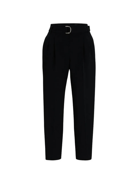  Boss Pleated-detail Trousers - Black 
