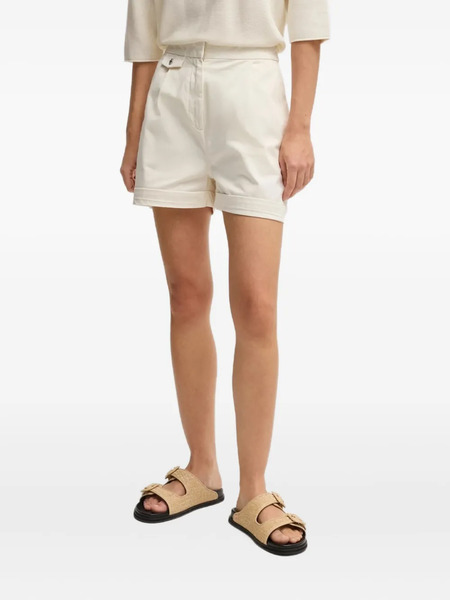  Boss Pleated-pocket Shorts - Neutrals 