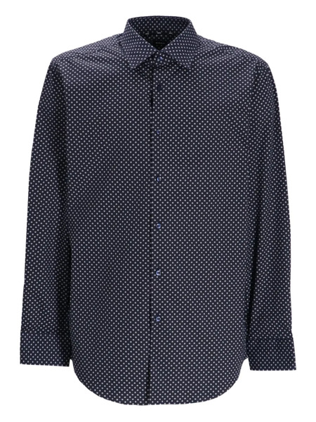  Boss Polka Dot-patterned Shirt - Black 