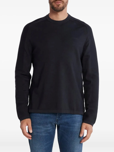  Boss Raglan-sleeve Logo Sweatshirt - Blue 