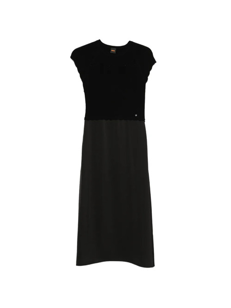  Boss Ribbed Dress - Black 