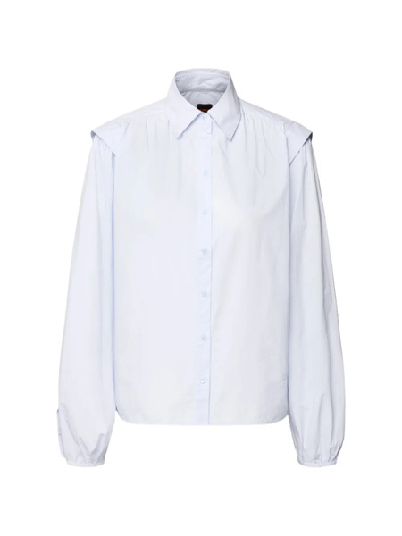 Boss Shoulder-pad Button Shirt - Blue 