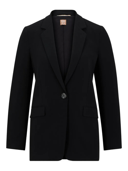  Boss Single-button Notched-lapel Jacket - Black 