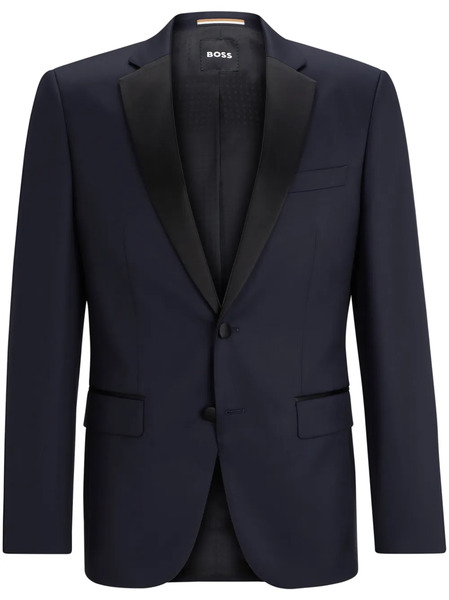  Boss Slim-fit Tuxedo Jacket - Blue 