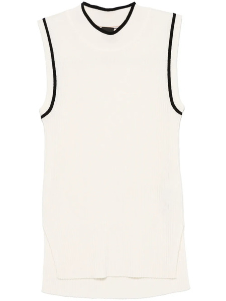  Boss Stripe-detail Tank Top - Neutrals 