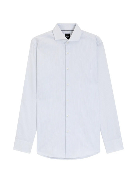  Boss Striped-pattern Shirt - White 