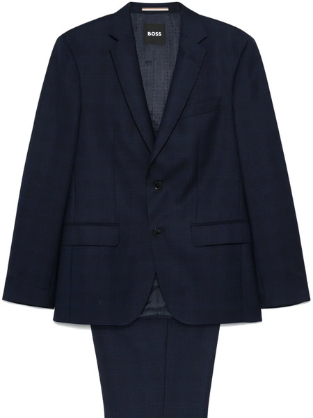  Boss Tartan-check Suit - Blue 