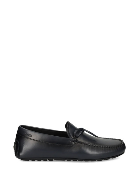  Boss Tie Driving Boat Shoes - Blue 