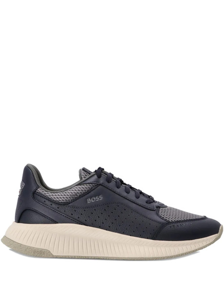  Boss Ttnm Evo Panelled Sneakers - Blue 