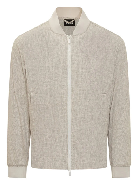  Boss Two-way Zip Jacket - White 