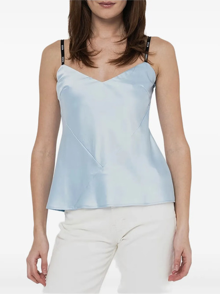  Boss V-neck Top - Blue 