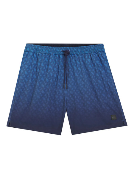  Boss Vale Logo-badge Swim Shorts - Blue 