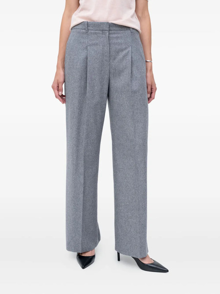  Boss Wide-leg Trousers - Grey 