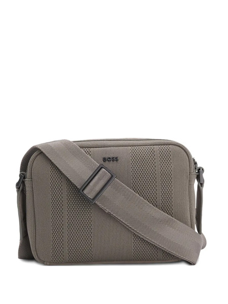  Boss X Aston Martin Logo-detail Messenger Bag - Neutrals 