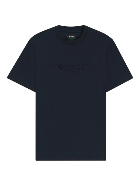 Boss X Aston Martin Logo-embossed T-shirt - Blue 