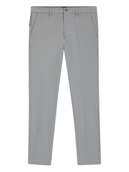  Boss Zip Cotton Trousers - Grey 