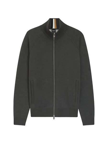 Boss Zip-up Cardigan - Grey 