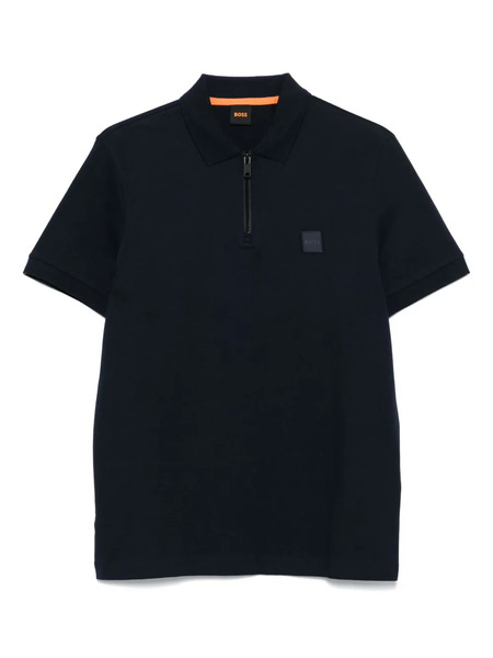  Boss Zip-up Polo Shirt - Blue 