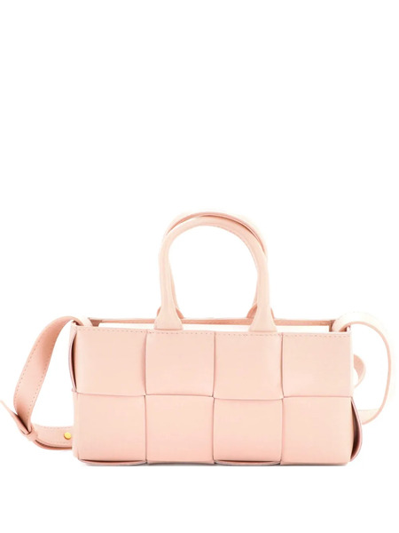  Bottega Veneta Pre-owned Arco Top Handle Shoulder Bag Maxi Intrecciato Leather East West Tote Bag - Neutrals 
