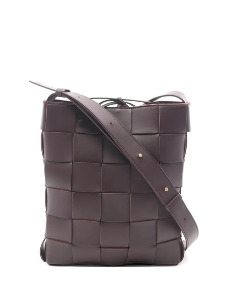  Bottega Veneta Pre-owned 2010s Cassette Maxi Intrecciato Shoulder Bag - Red 