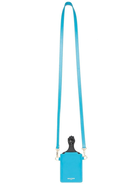  Botter Afro Comb Leather Bag - Blue 
