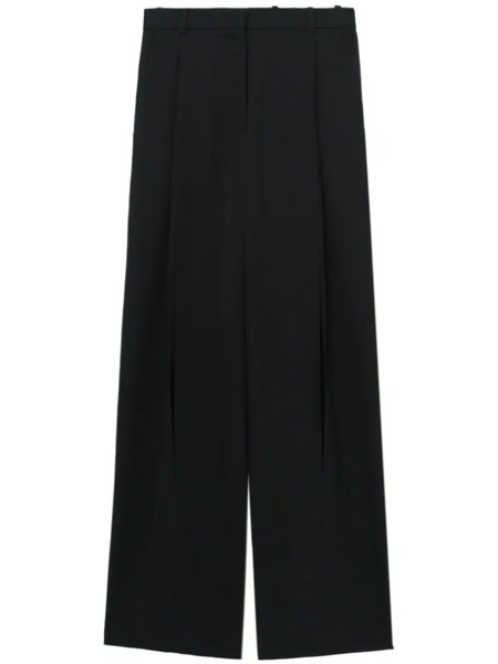  Botter Pleat-detail Wide-leg Trousers - Black 
